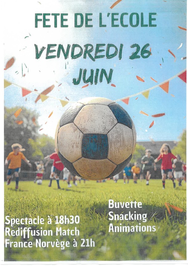 FETE ECOLE